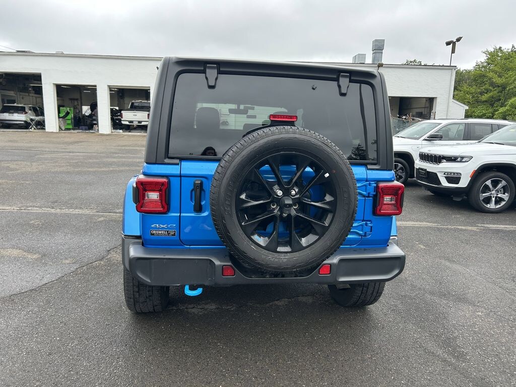 Used 2022 Jeep Wrangler Unlimited 4xe 2.0L 4WD Sahara Hardtop w/ Cold Weather Pkg SUV