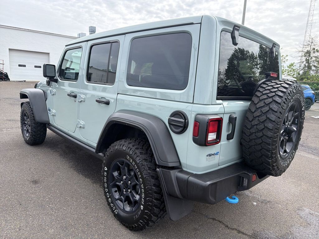 Used 2023 Jeep Wrangler Unlimited 4xe 2.0L 4WD Willys Sky Top w/ Convenience & Cold Weather Pkg SUV
