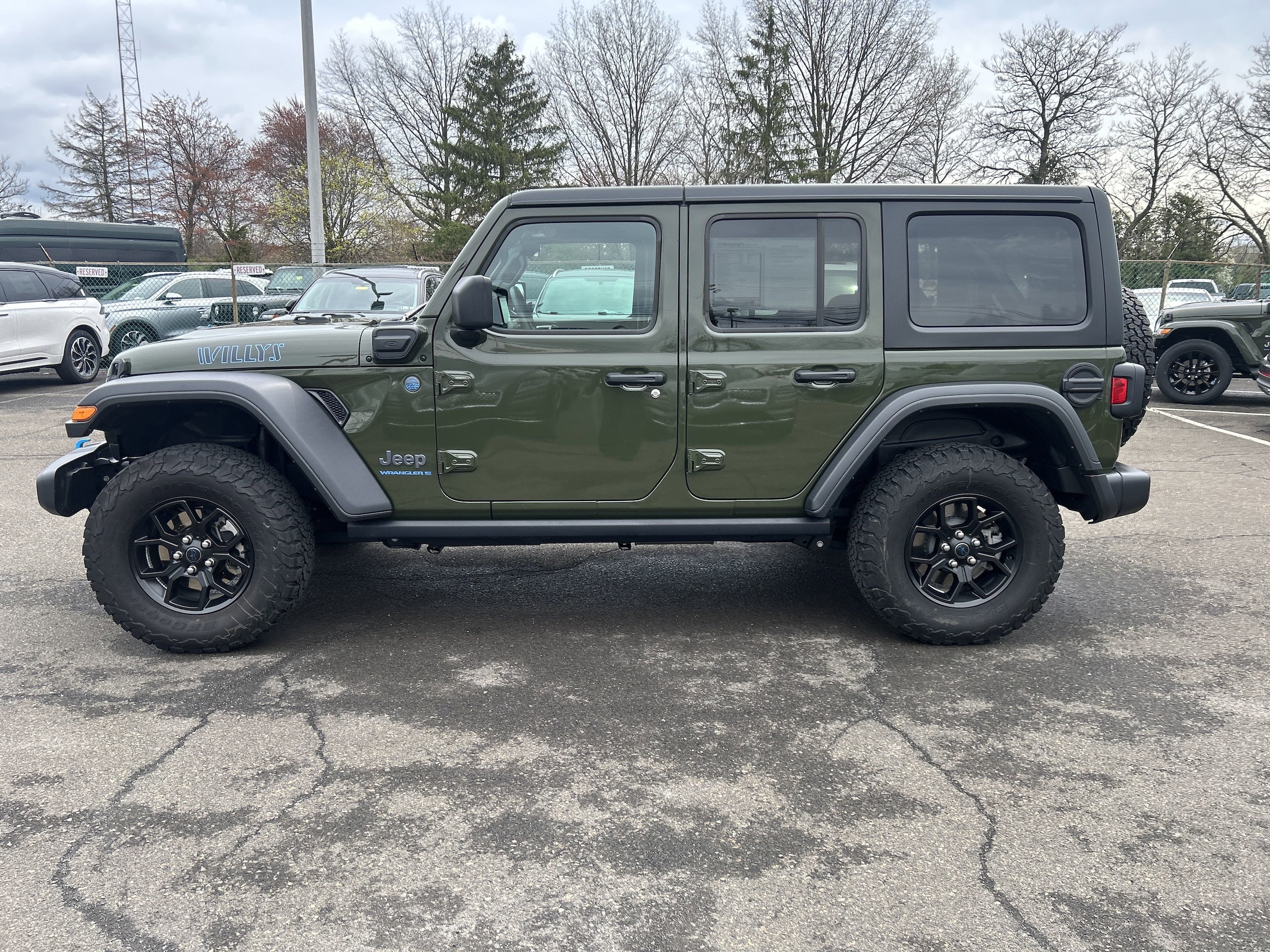 Used 2024 Jeep Wrangler 4xe Willys 4XE with VIN 1C4RJXN6XRW174677 for sale in Lansdale, PA