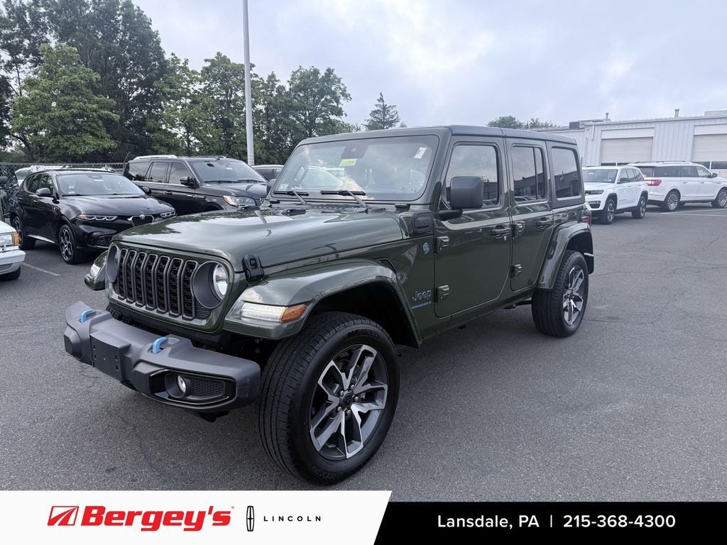 Used 2024 Jeep Wrangler Unlimited 4xe 2.0L 4WD Sport S Hard Top w/ Convenience Pkg SUV