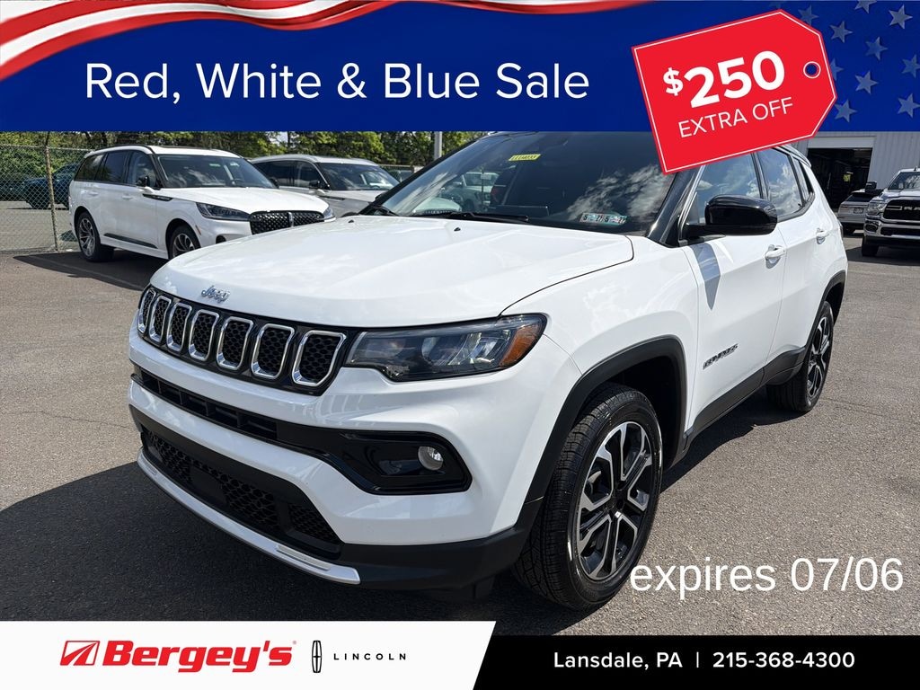 Used 2023 Jeep Compass 2.0L 4WD Limited w/ Heated Seats SUV