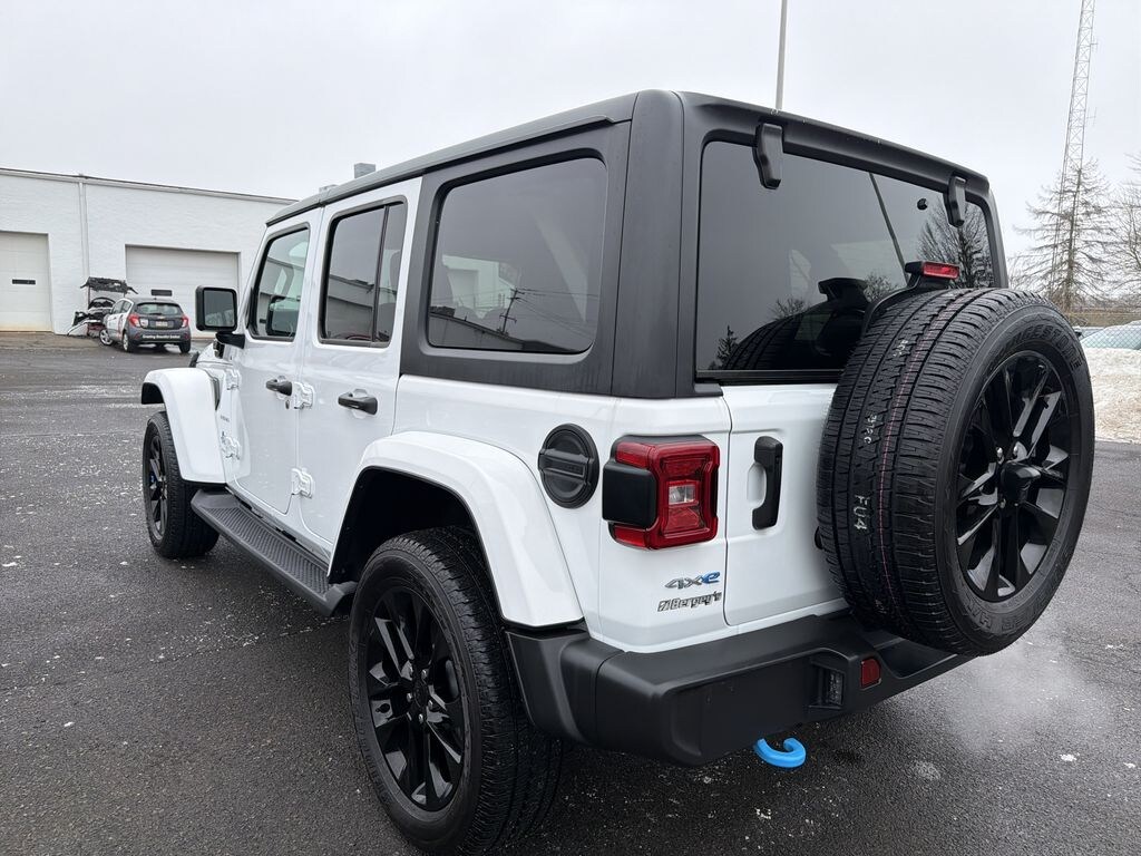 Used 2023 Jeep Wrangler Unlimited 4xe 2.0L 4WD Sahara Hard Top w/ Cold Weather Pkg SUV