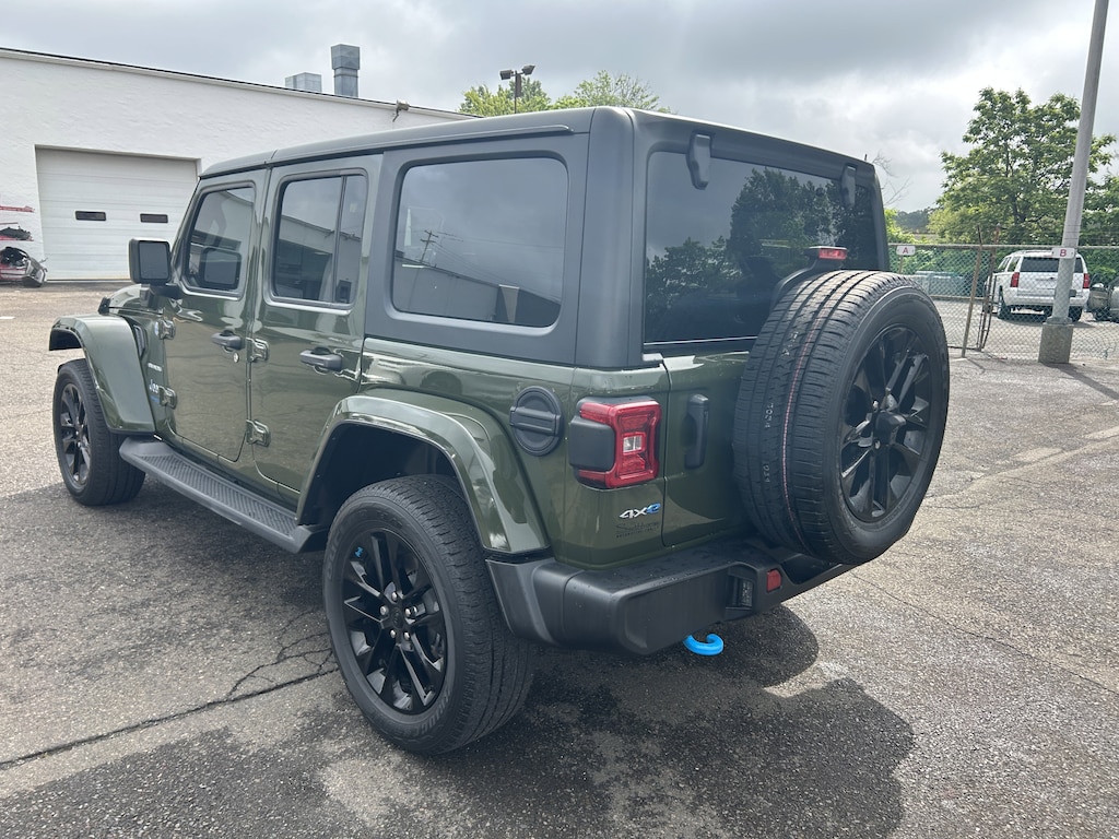 Used 2022 Jeep Wrangler Unlimited 4xe 2.0L 4WD Sahara Hard Top w/ Cold Weather Pkg SUV