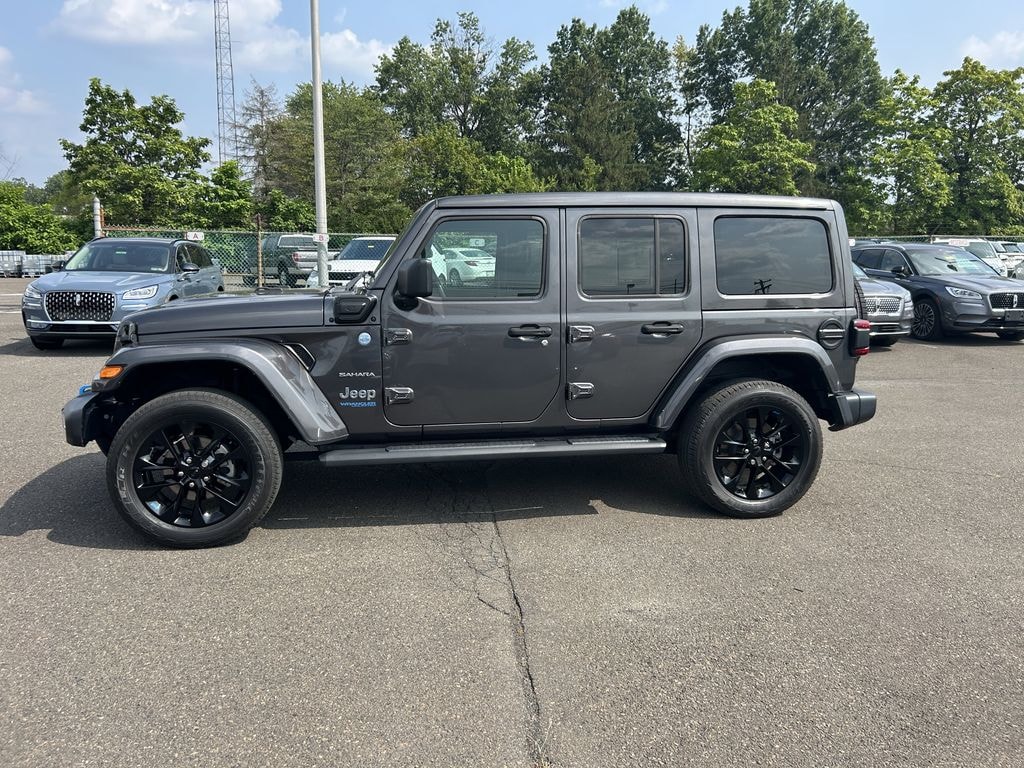 Used 2022 Jeep Wrangler Unlimited 4xe 2.0L 4WD Sahara Sky Top w/ Heated Seats SUV