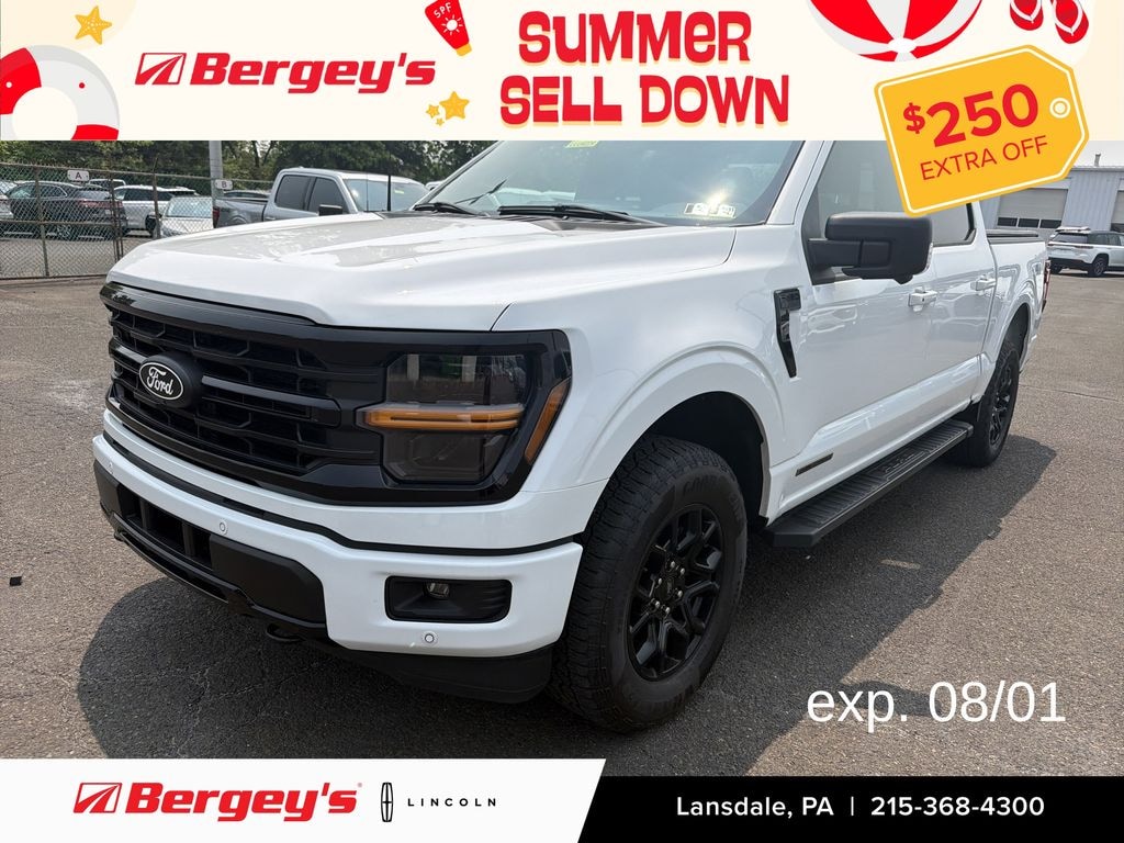Used 2024 Ford F-150 3.5L 4WD XLT PowerBoost SuperCrew w/ Black Appearance Pkg Truck