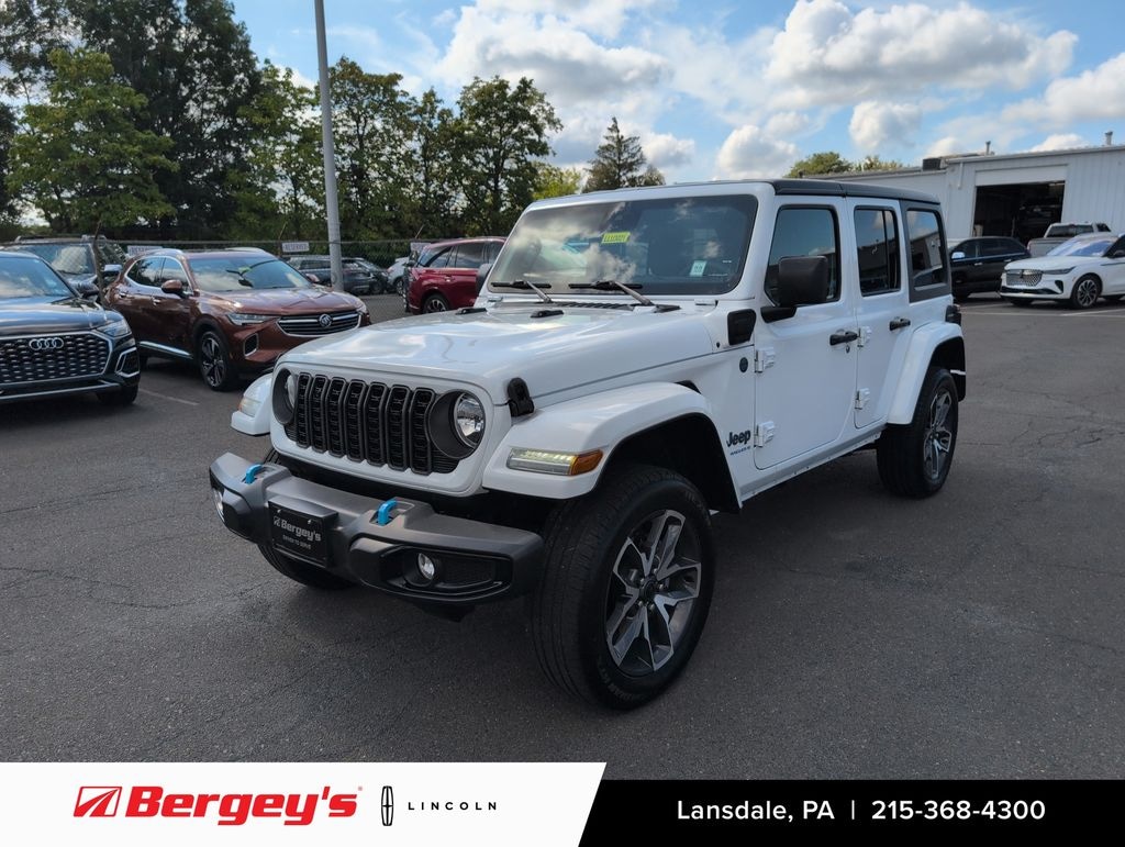 Used 2024 Jeep Wrangler Unlimited 4xe 2.0L 4WD Sport S Hard Top w/ Safety & Convenience Group SUV