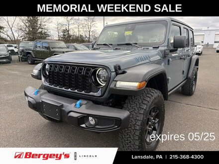 2024 Jeep Wrangler Unlimited 4xe 2.0L 4WD Willys Hard Top w/ Convenience Pkg SUV