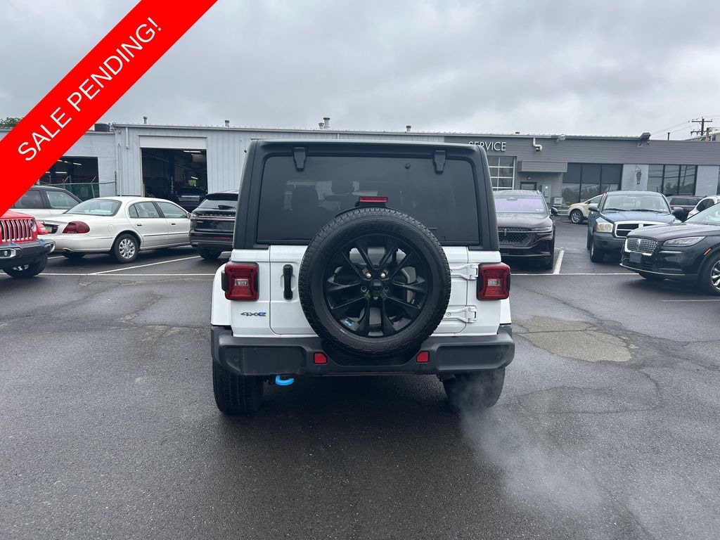 Used 2022 Jeep Wrangler Unlimited 4xe 2.0L 4WD Sahara Hard Top w/ Cold Weather & Advanced Safety Pkg SUV
