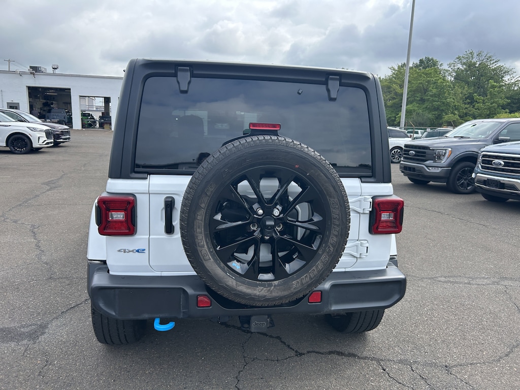 Used 2023 Jeep Wrangler 4xe 2.0L 4WD Sahara Hard Top w/ Cold Weather & Trailer Tow Pkg SUV