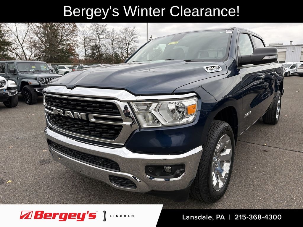 Used 2022 Ram 1500 3.6L 4WD Big Horn Crew Cab w/ Heated Seats Truck Crew Cab