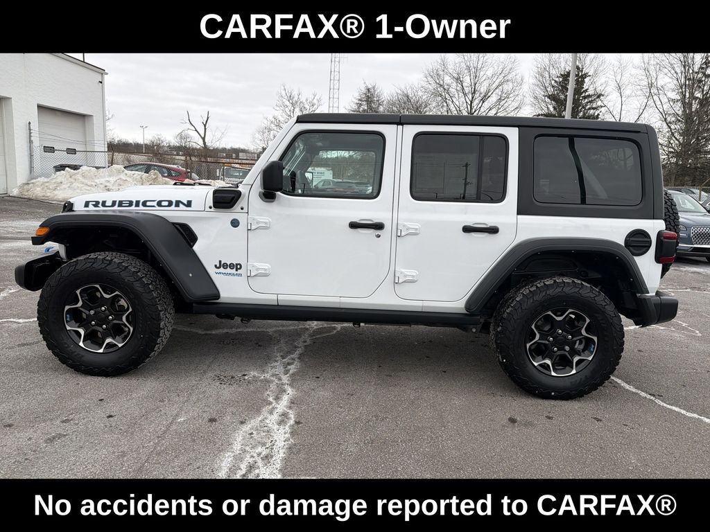 Used 2022 Jeep Wrangler Unlimited Rubicon 4XE with VIN 1C4JJXR63NW271950 for sale in Lansdale, PA