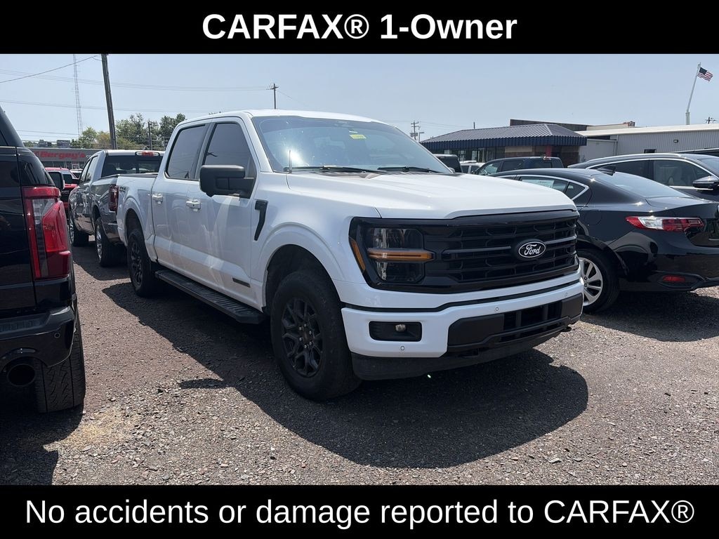 Used 2024 Ford F-150 3.5L 4WD XLT SuperCrew PowerBoost w/ Black Appearance Pkg Truck