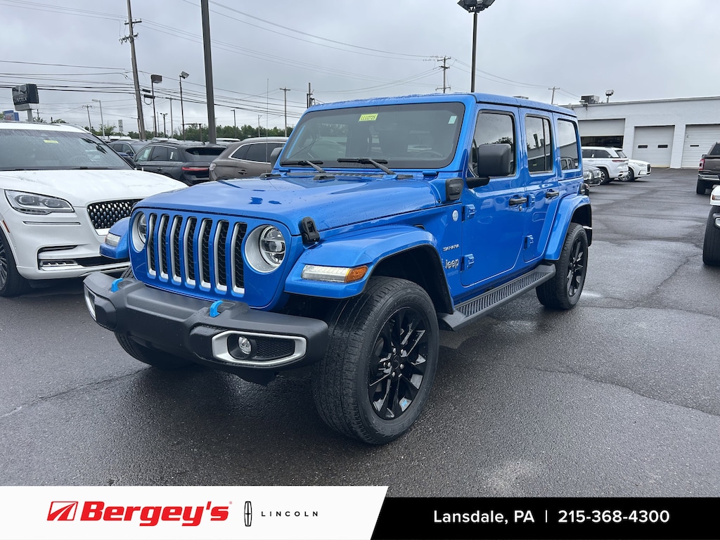 Used 2022 Jeep Wrangler Unlimited 4xe 2.0L 4WD Sahara w/ Cold Weather & Safety Pkg SUV