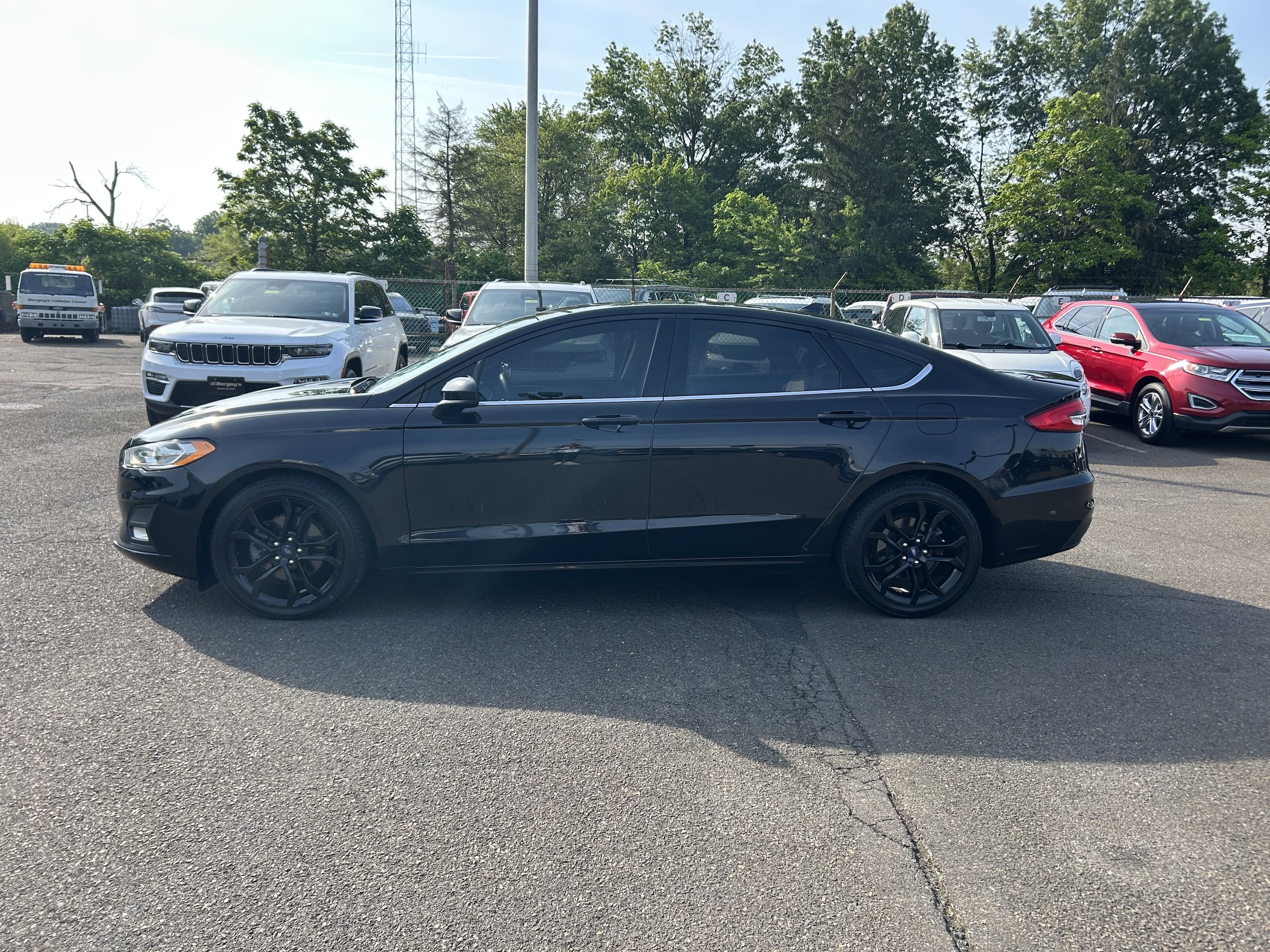 Used 2019 Ford Fusion SE with VIN 3FA6P0HD0KR158781 for sale in Lansdale, PA