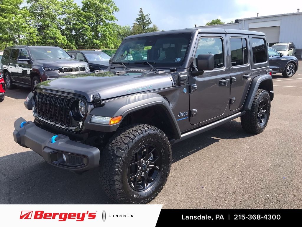Used 2024 Jeep Wrangler Unlimited 4xe 2.0L 4WD Willys Hard Top w/ Convenience Pkg SUV
