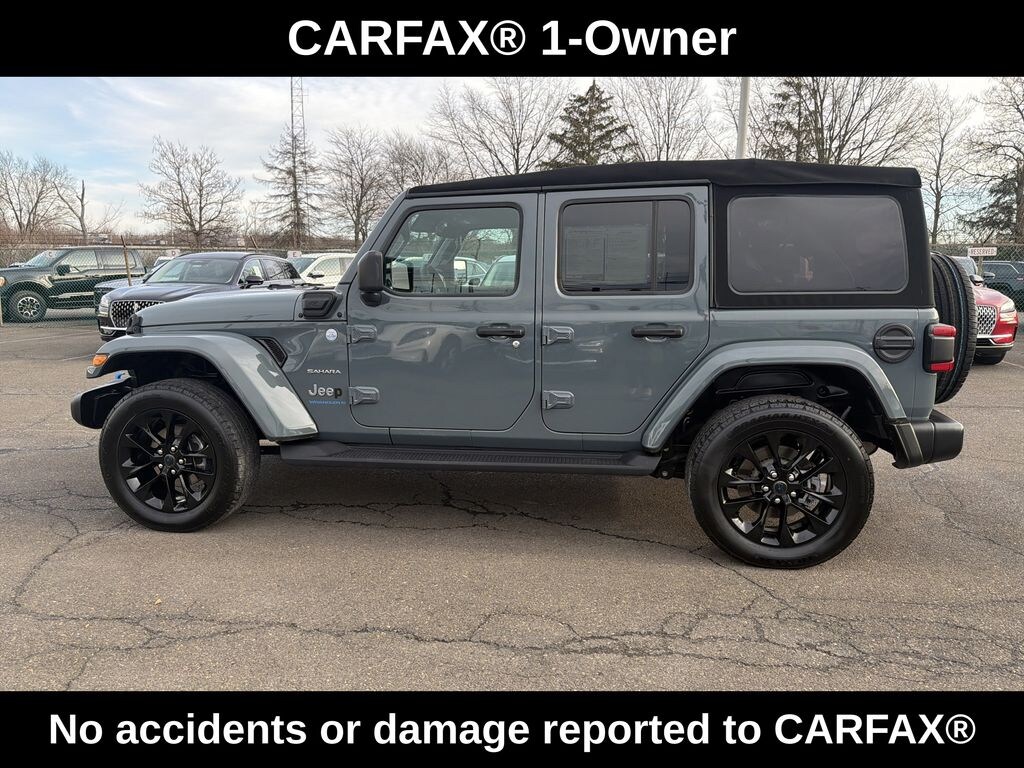 Used 2024 Jeep Wrangler Unlimited 4xe 2.0L 4WD Sahara Soft Top w/ Technology Pkg SUV