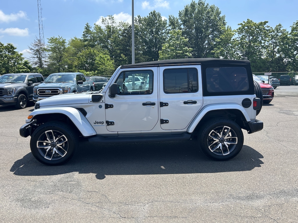 Used 2024 Jeep Wrangler Unlimited 4xe 2.0L 4WD Sport S Soft Top w/ Convenience Pkg SUV