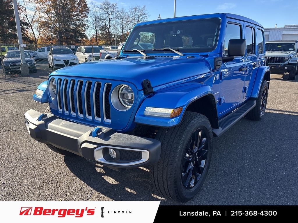 Used 2022 Jeep Wrangler Unlimited 4xe 2.0L 4WD Sahara Skytop w/ Cold Weather & Safety Pkg SUV