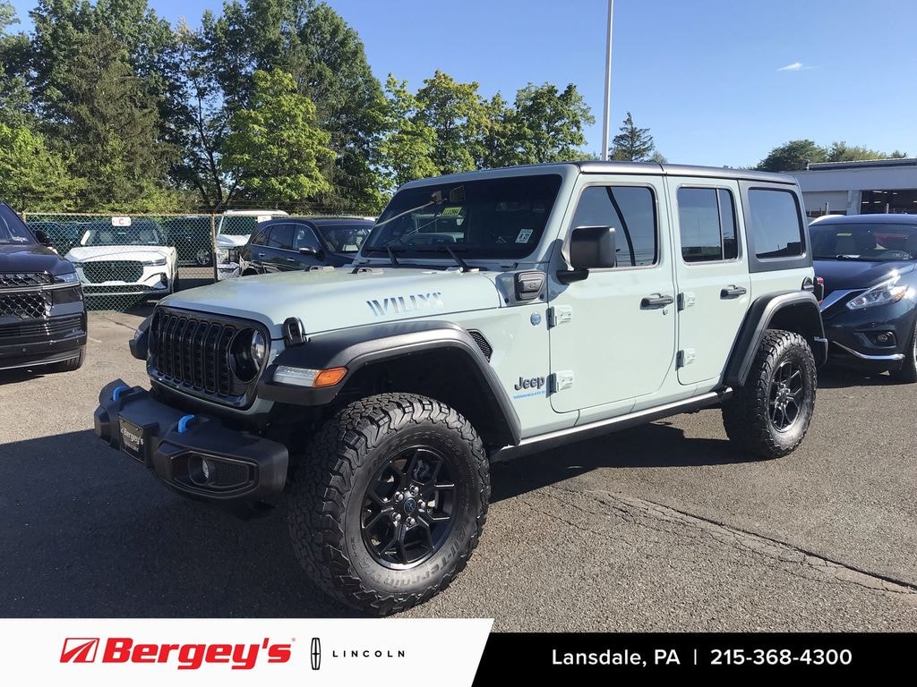 Used 2024 Jeep Wrangler 4xe 2.0L 4WD Willys Hard Top w/ Safety & Convenience Group SUV