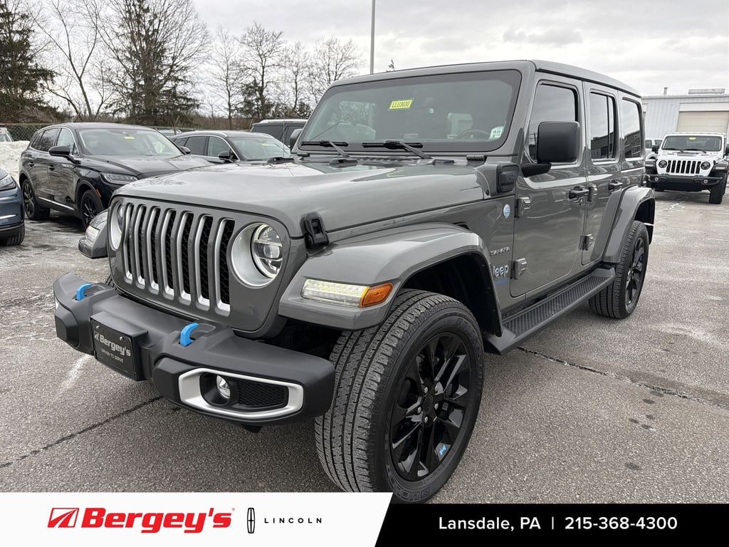 Used 2022 Jeep Wrangler 2.0L 4WD Sahara Skytop w/ Cold Weather Pkg SUV