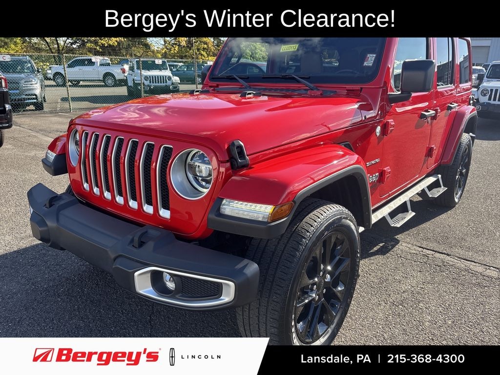 Used 2022 Jeep Wrangler 2.0T 4WD Sahara Sky Top w/ Cold Weather Pkg SUV