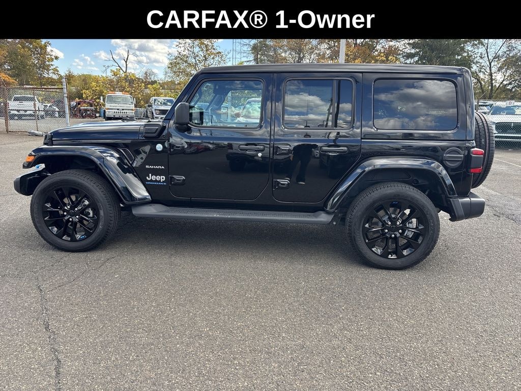 Used 2023 Jeep Wrangler Unlimited 4xe 2.0L 4WD Sahara Sky Top w/ Cold Weather Pkg SUV
