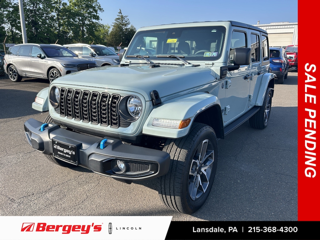 Used 2024 Jeep Wrangler 4xe 2.0L 4WD Sport S Hard Top w/ Convenience Pkg SUV