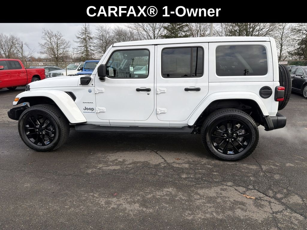 Used 2023 Jeep Wrangler Unlimited 4xe 2.0L 4WD Sahara Sky Top w/ Cold Weather Pkg SUV