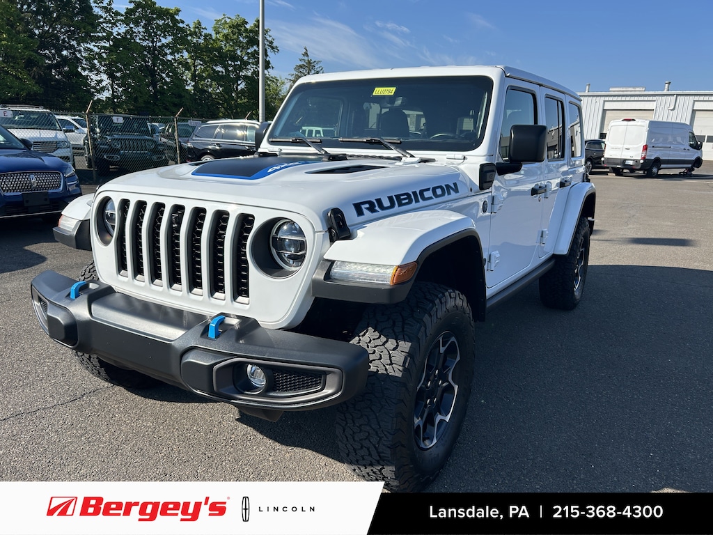 Used 2022 Jeep Wrangler Unlimited 4xe 2.0L 4WD Rubicon Hard Top w/ Cold Weather & Safety Pkg SUV