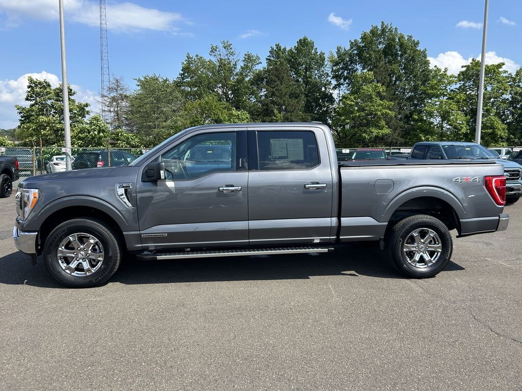 Used 2023 Ford F-150 3.5L 4WD XLT PowerBoost w/ Chrome Appearance & Trailer Tow Pkg Truck SuperCrew Cab