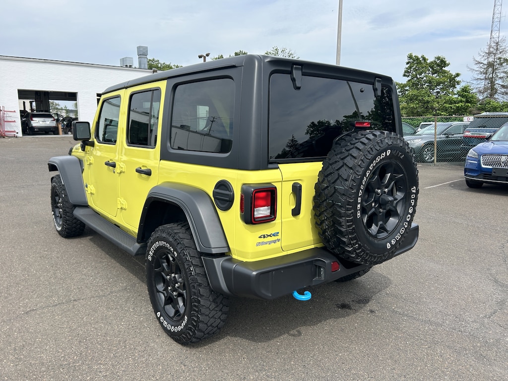 Used 2023 Jeep Wrangler Unlimited 4xe 2.0L 4WD Willys Hard Top w/ Convenience & Cold Weather Pkg SUV