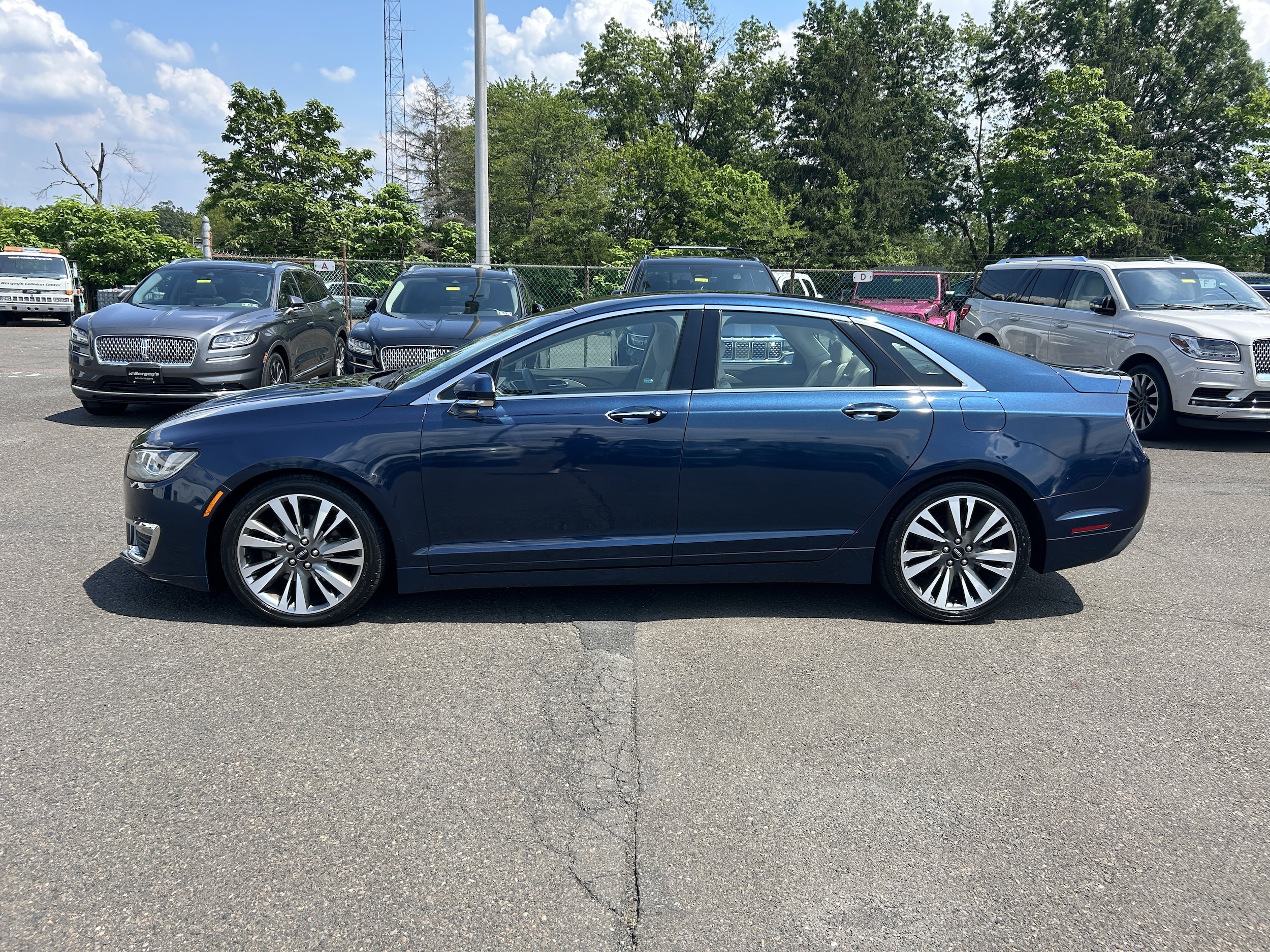 Used 2017 Lincoln MKZ Reserve with VIN 3LN6L5F9XHR653141 for sale in Lansdale, PA