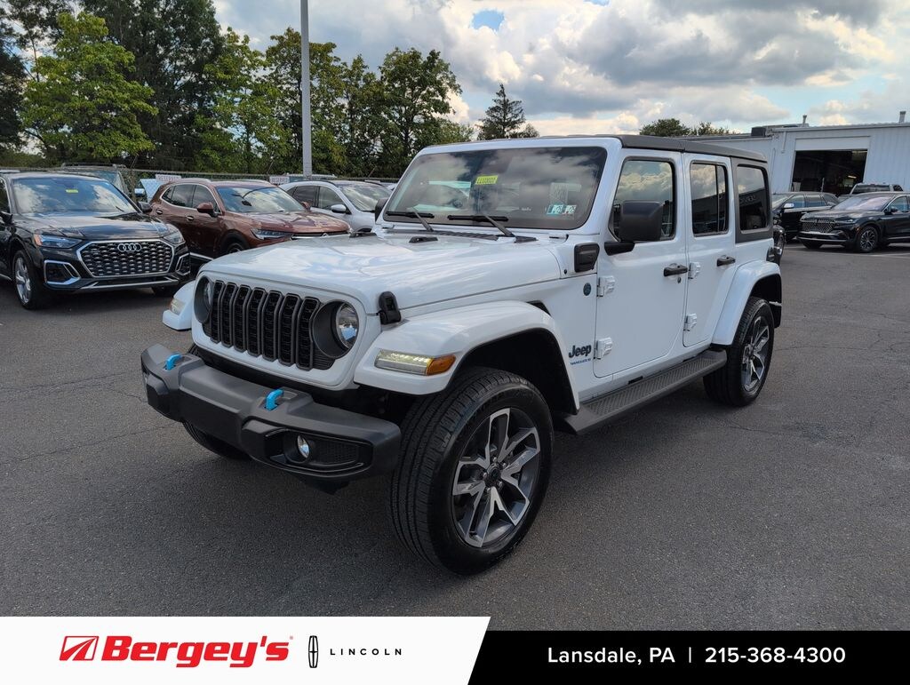 Certified 2024 Jeep Wrangler Unlimited 4xe 2.0L 4WD Sport S Hard Top w/ Safety & Convenience Group SUV