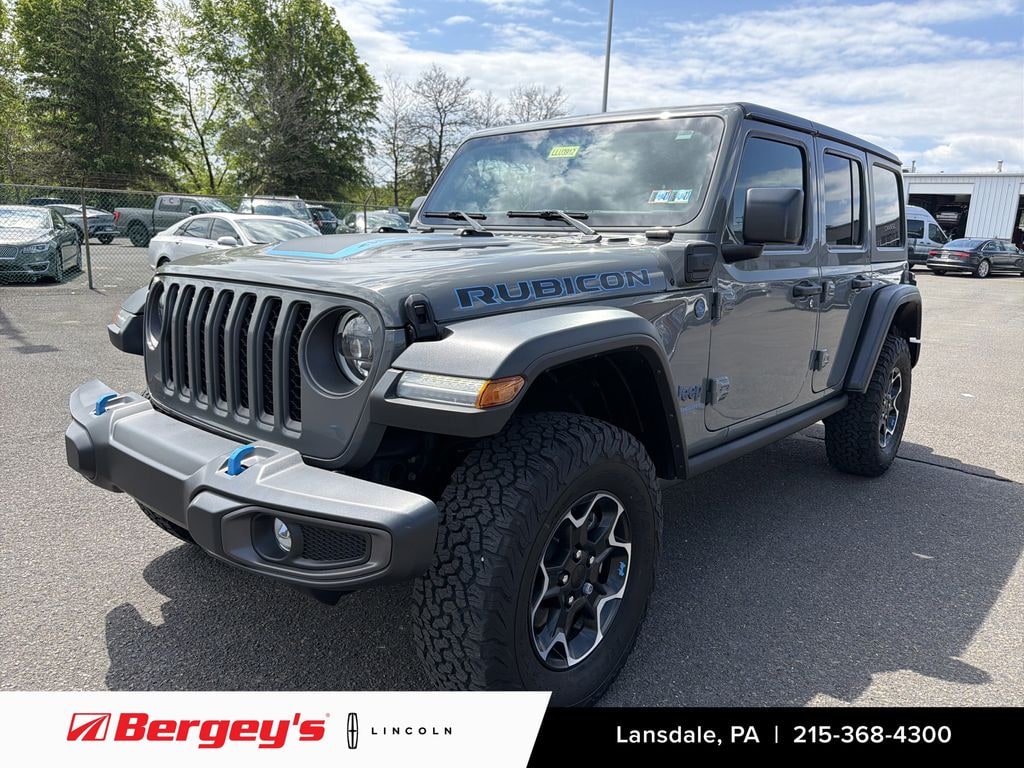 Used 2023 Jeep Wrangler Unlimited 4xe 2.0L 4WD Rubicon Hard Top w/ Cold Weather Pkg SUV
