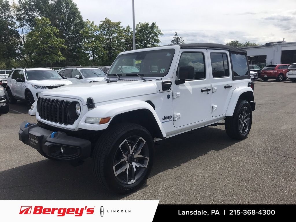 Used 2024 Jeep Wrangler Unlimited 4xe 2.0L 4WD Sport S w/ 20" Wheels SUV