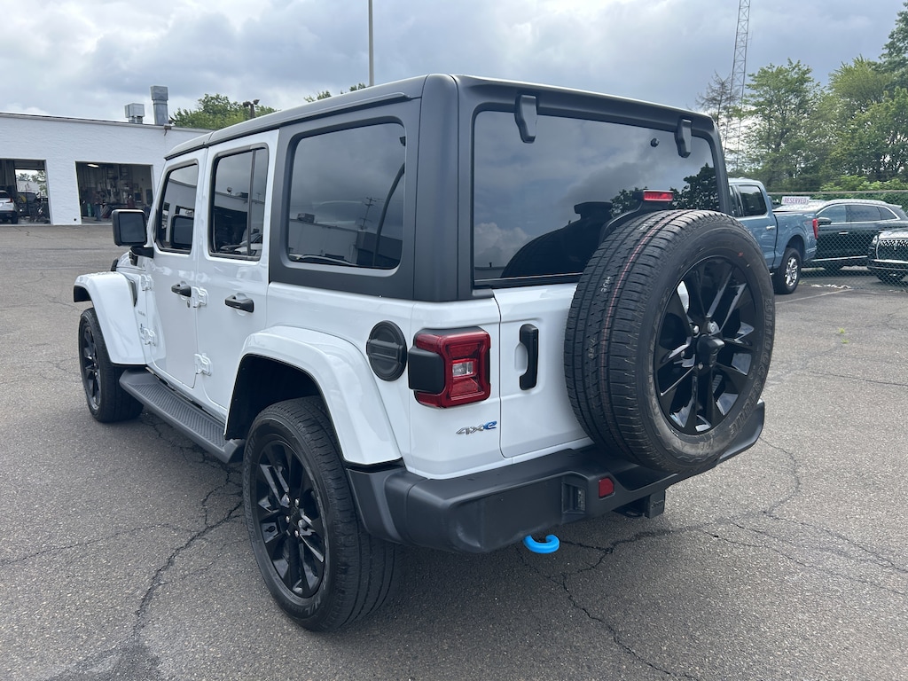 Used 2023 Jeep Wrangler 4xe 2.0L 4WD Sahara Hard Top w/ Cold Weather & Trailer Tow Pkg SUV