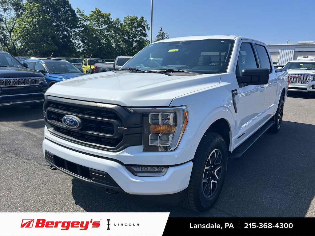 Used 2023 Ford F-150 3.5L 4WD XLT PowerBoost w/ Sport Appearance & Trailer Tow Pkg Truck SuperCrew Cab