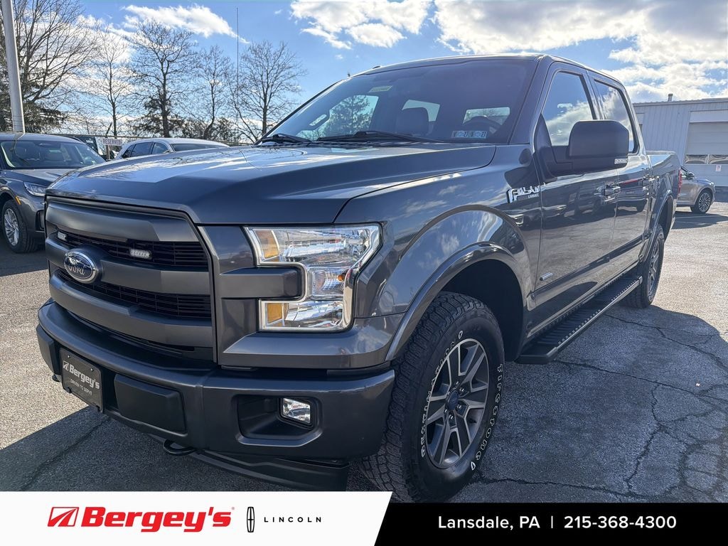 Used 2015 Ford F-150 2.7T 4WD Lariat w/ FX4-Off Road & Trailer Tow Pkg Truck SuperCrew Cab