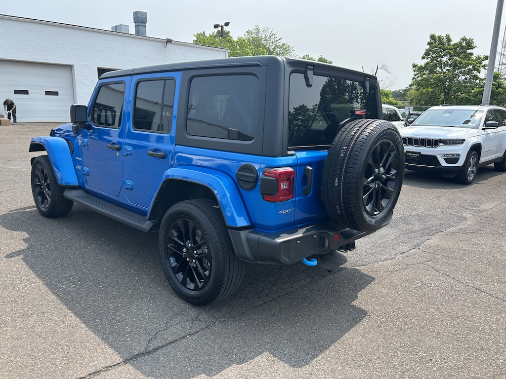Used 2022 Jeep Wrangler Unlimited 4xe 2.0L 4WD Sahara Hard Top w/ Cold Weather & Trailer Tow Pkg SUV