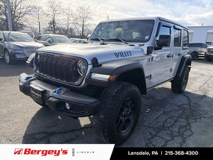 2024 Jeep Wrangler Unlimited 4xe 2.0L 4WD Willys Hard Top w/ Convenience Pkg SUV 1C4RJXN66RW141840 LLU3419