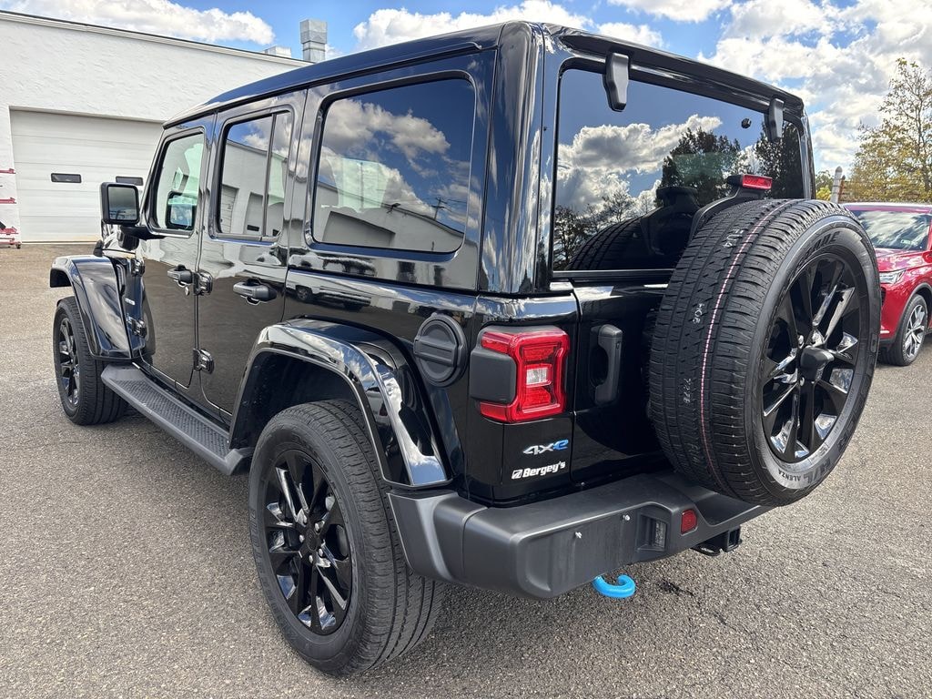 Used 2023 Jeep Wrangler Unlimited 4xe 2.0L 4WD Sahara Sky Top w/ Cold Weather Pkg SUV