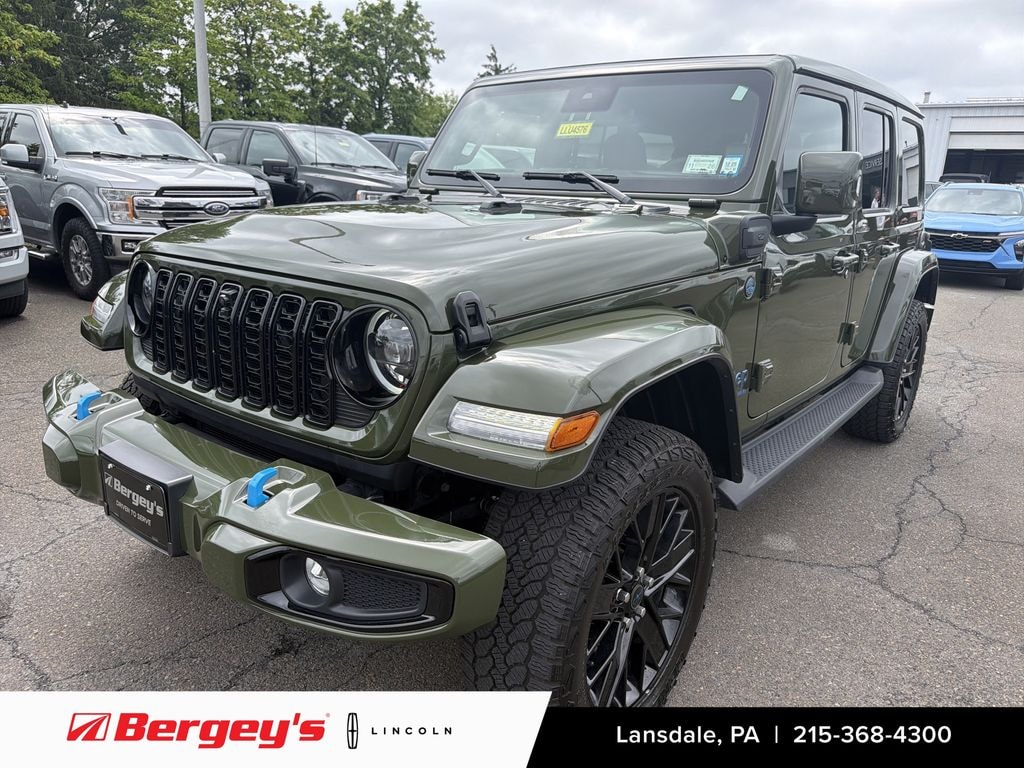 Used 2024 Jeep Wrangler Unlimited 4xe 2.0L 4WD High Altitude Skytop w/ Heated Seats & Heated Steering Wheel SUV