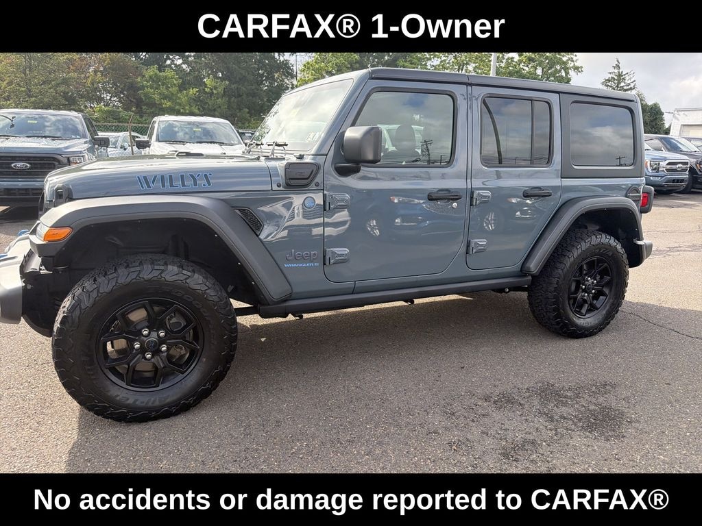 Used 2024 Jeep Wrangler Unlimited 4xe 2.0L 4WD Willys Hard Top w/ Heated Seats & Remote Start SUV
