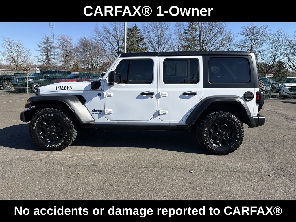 Used 2023 Jeep Wrangler 4xe Willys 4XE with VIN 1C4JJXN60PW684059 for sale in Lansdale, PA