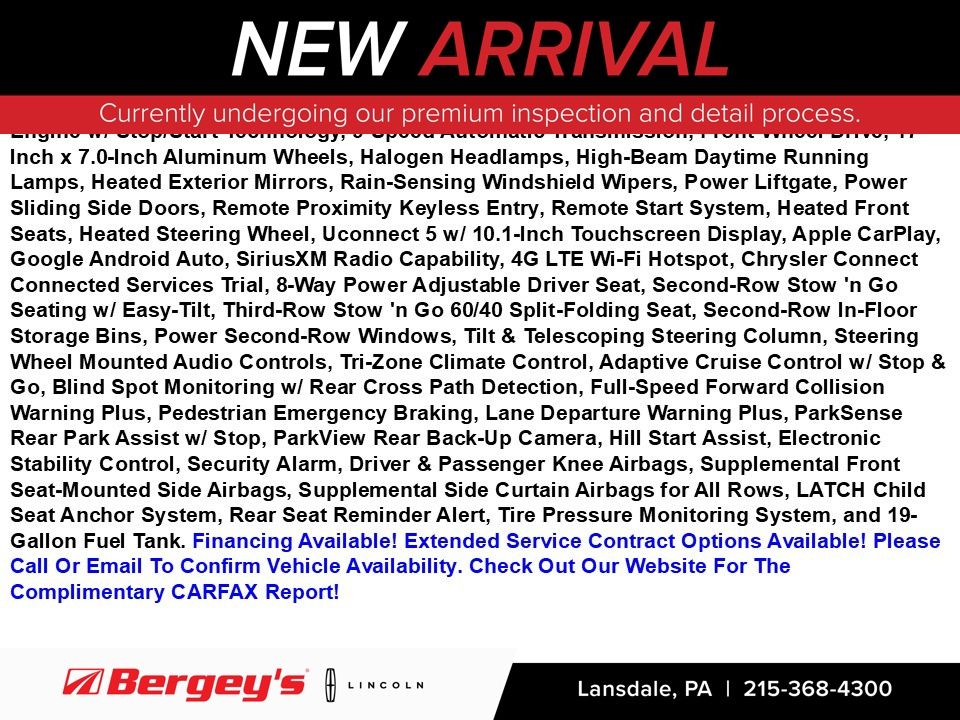 2026 Chrysler Voyager