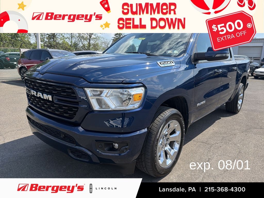 Used 2023 Ram 1500 3.6L 4WD Big Horn Crew Cab w/ Sport Appearance & Level 1 Safety Group Truck