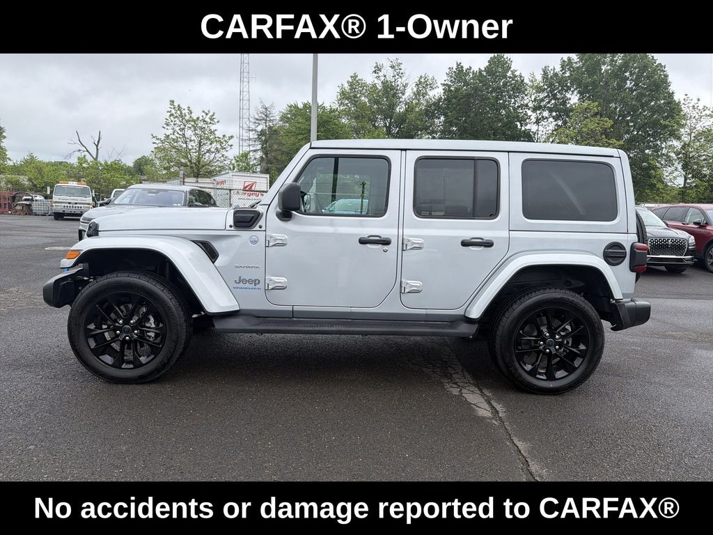 Used 2024 Jeep Wrangler Unlimited 4xe 2.0L 4WD Sahara Sky Top w/ Technology Pkg SUV