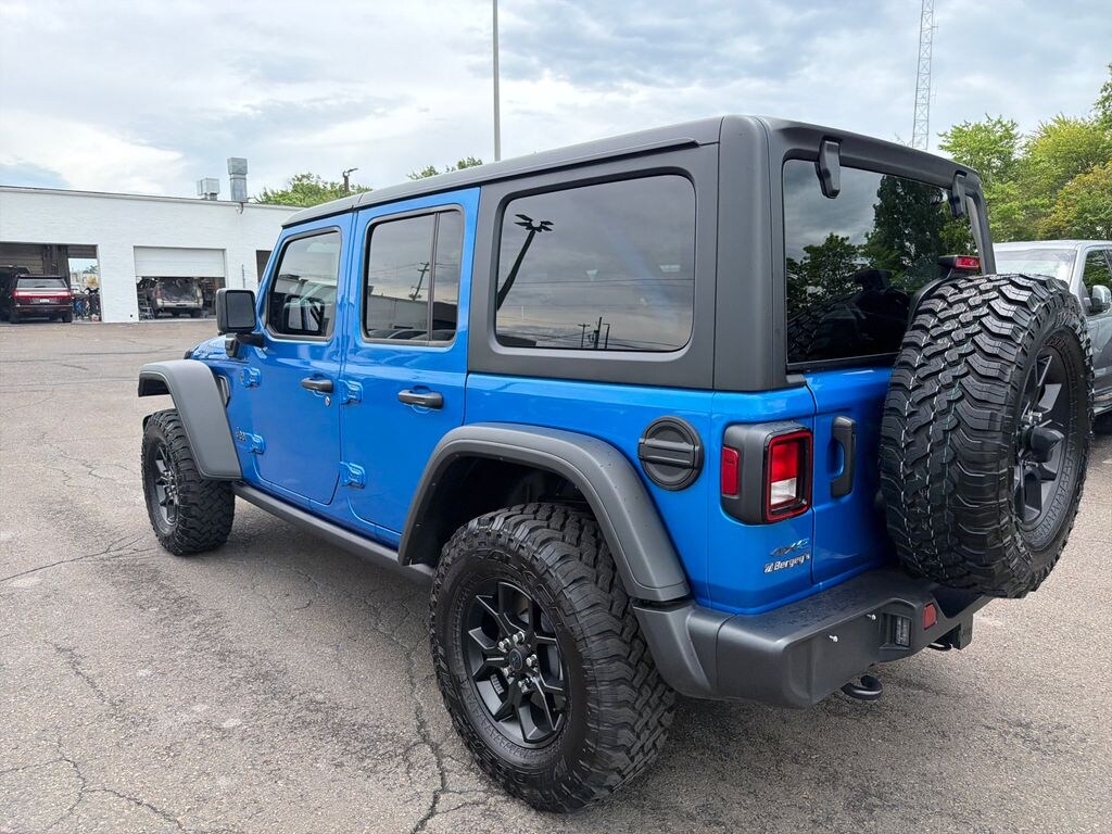 Used 2025 Jeep Wrangler Unlimited 4xe 2.0L 4WD Willys Hard Top w/ Technology & Convenience Pkg SUV