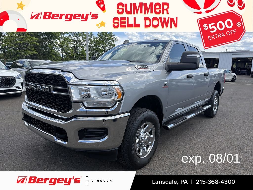 Used 2024 Ram 2500 6.7L Cummins Diesel 4WD Tradesman Crew Cab w/ Navigation Truck