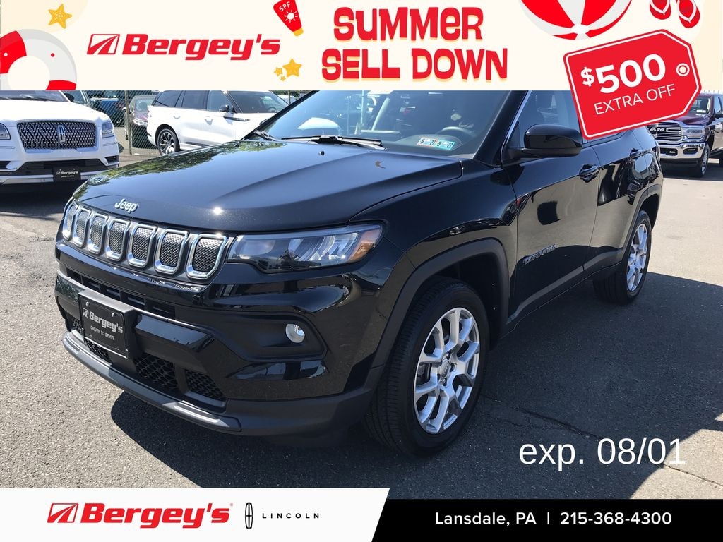Used 2022 Jeep Compass 2.4L 4WD Latitude Lux w/ Heated Seats & Heated Steering Wheel SUV